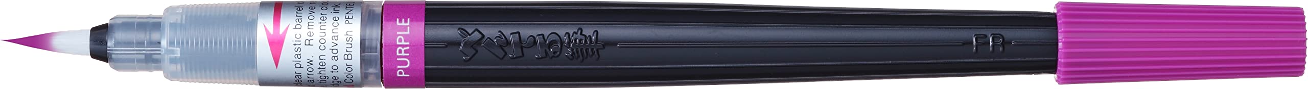 pentel-arts-color-brush-xgfl-pochette-de-6-pinceaux-rechargeables-vert-clair-oli image 6