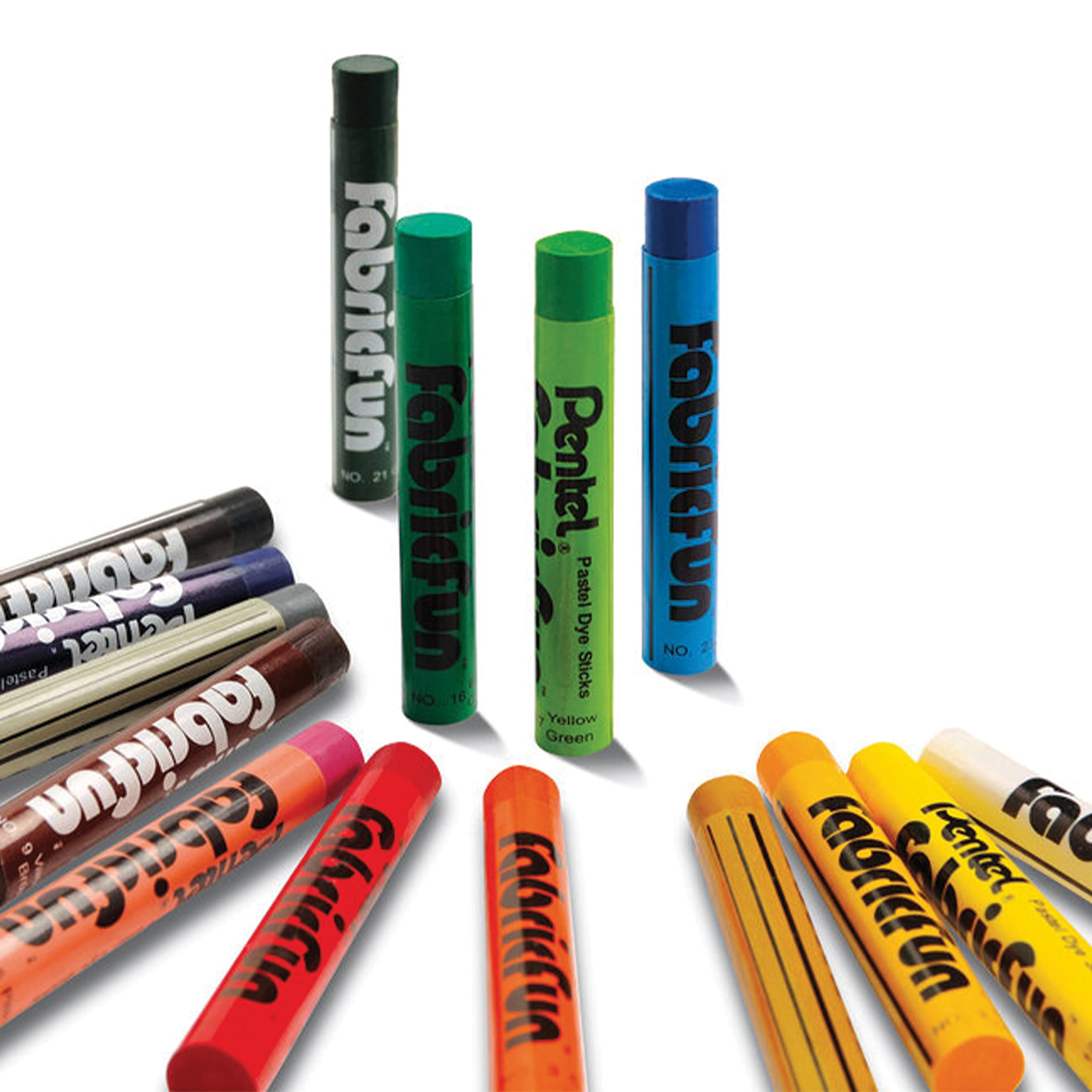 pentel-pts-15-bo-te-de-15-pastels-l-huile-pour-tissus image 5