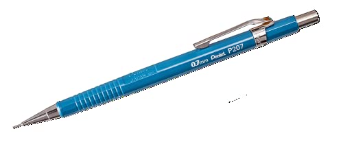 pentel-p207-porte-mines-0-7-mm-canon-fixe-4-mm-corps-bleu-tui-de-mines image 6