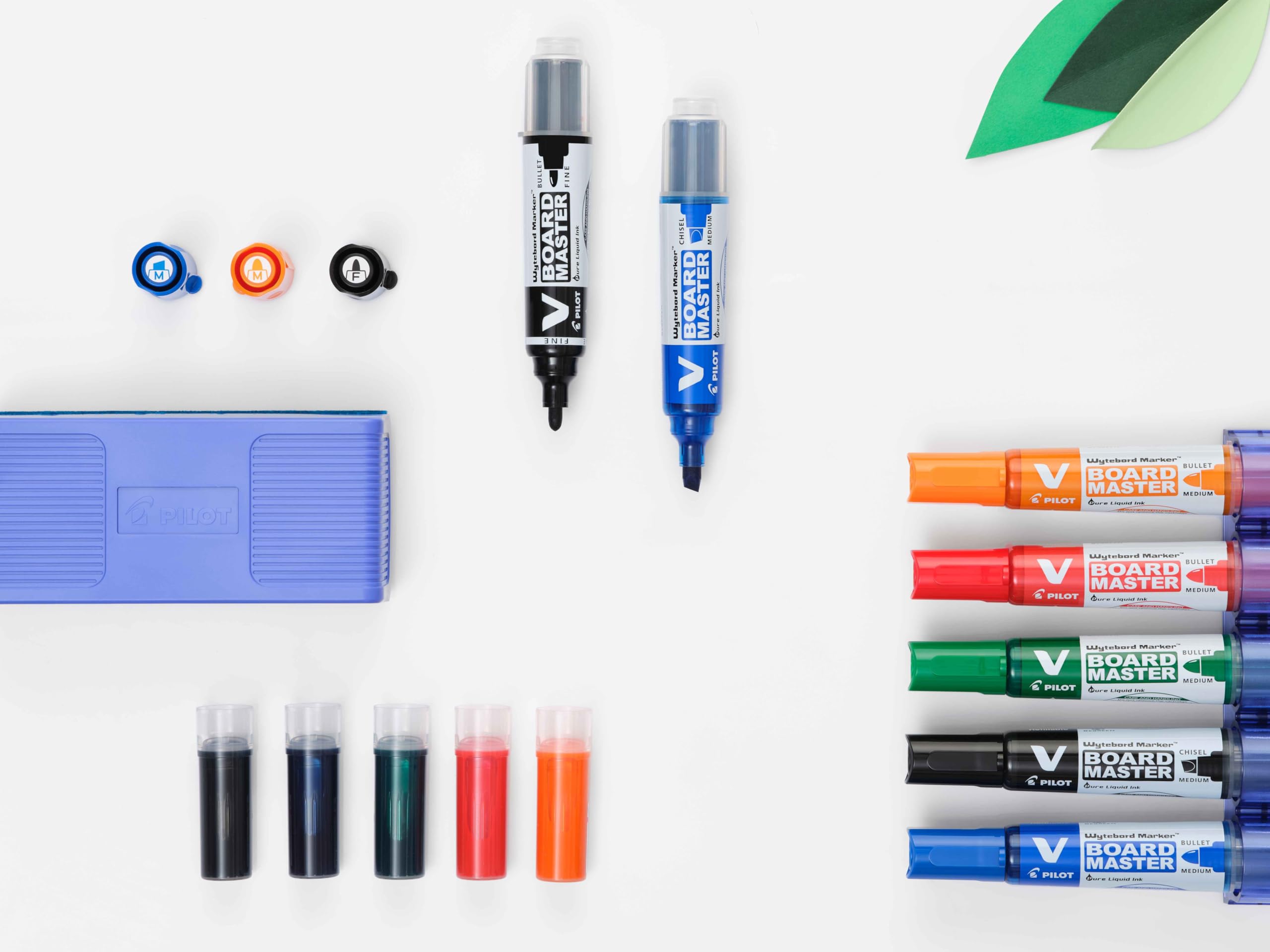pilot-v-board-master-marqueur-tableau-blanc-rechargeable-pochette-de-5-assortis image 6