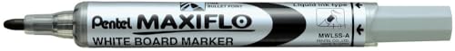 pentel-maxiflo-lot-de-3-marqueurs-tableau-blanc-pointe-ogive-moyenne-noir-bleu-r image 8