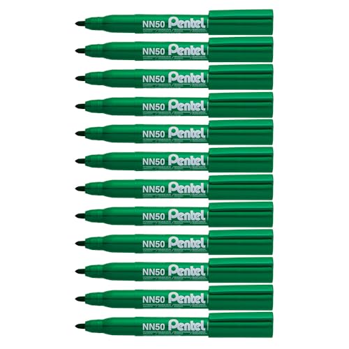 pentel-pen-marqueur-permanent-vert-lot-de-12 image 5