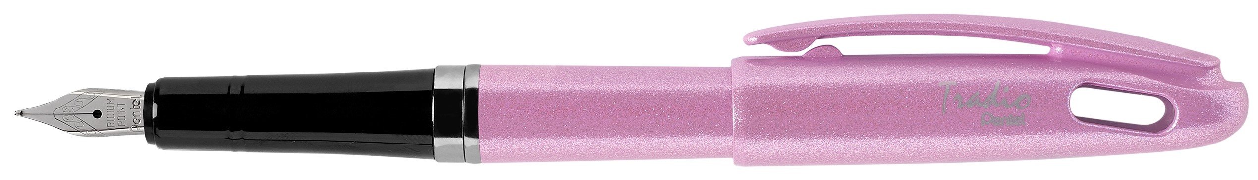 pentel-tradio-iridescence-stylo-plume-violet-lot-de-12 image 1