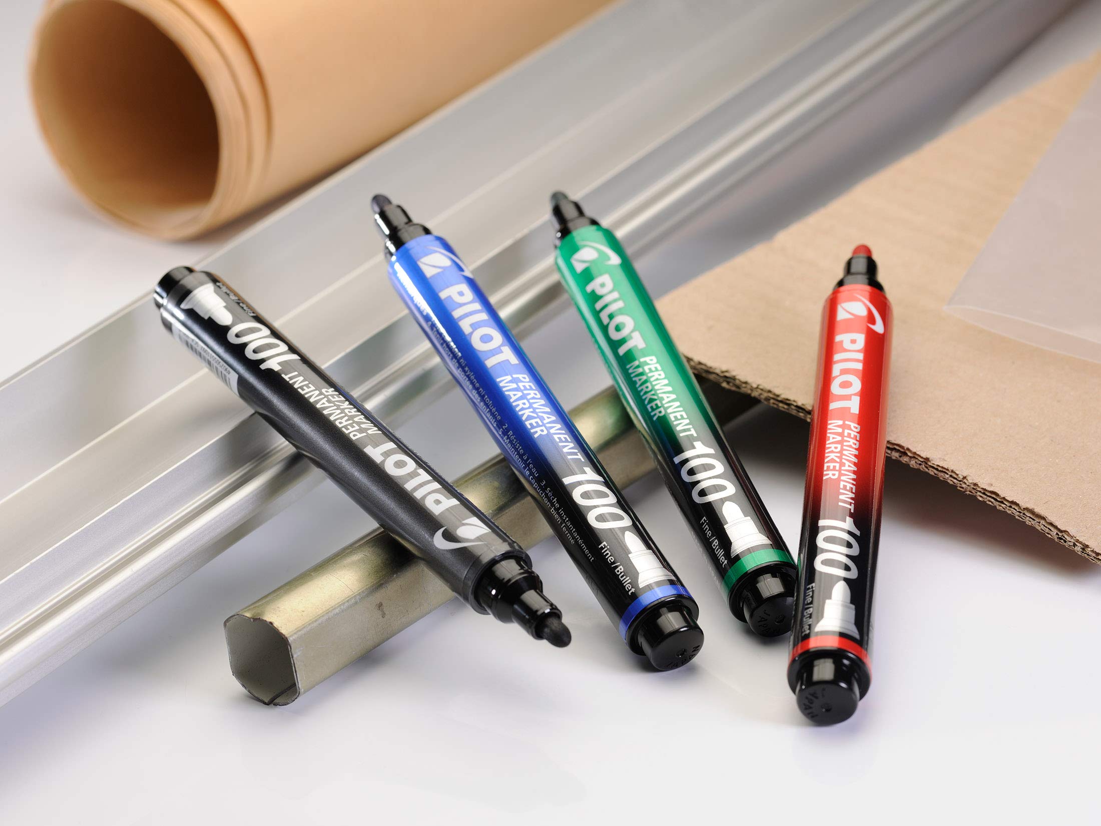 pilot-100-marqueur-permanent-noir-pointe-moyenne-pack-xxl-20-15-5 image 6