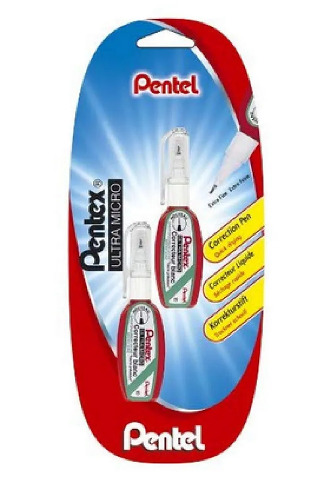 pentel-zl103w-correcteur-liquide-pointe-micro-4-2-ml-lot-de-2 image 1