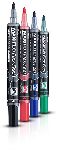 pentel-maxiflo-flex-feel-mwl5sbf-marqueur-tableau-blanc-r-encrable-bleu-pointe-f image 8
