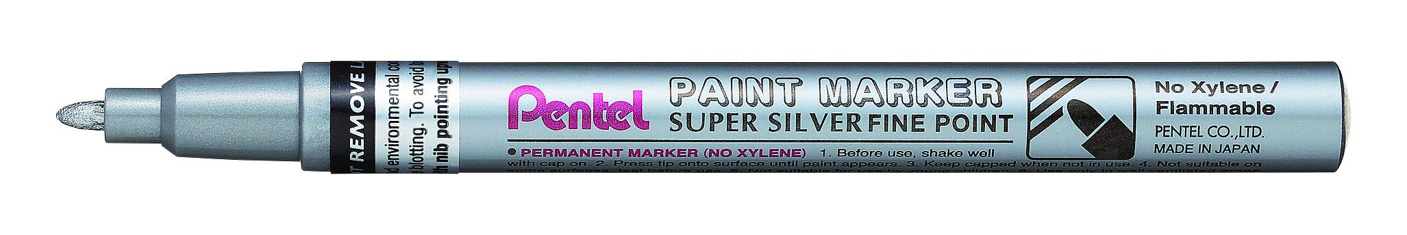 pentel-arts-pack-no-l-5-pi-ces-marqueurs-paint-marker-or-argent-rollers-gel-dual image 3