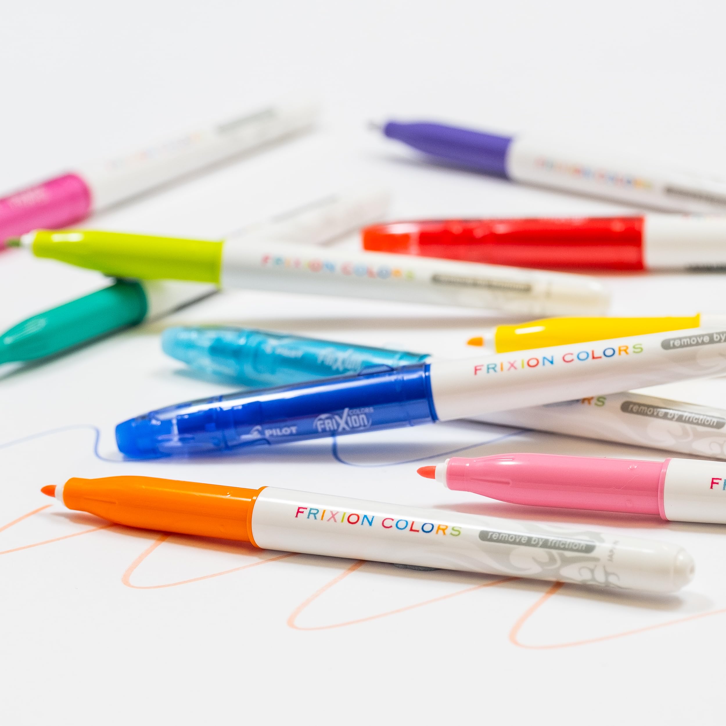 pilot-frixion-colors-feutres-effa-ables-pointe-moyenne-conique-lot-de-12-couleur image 5