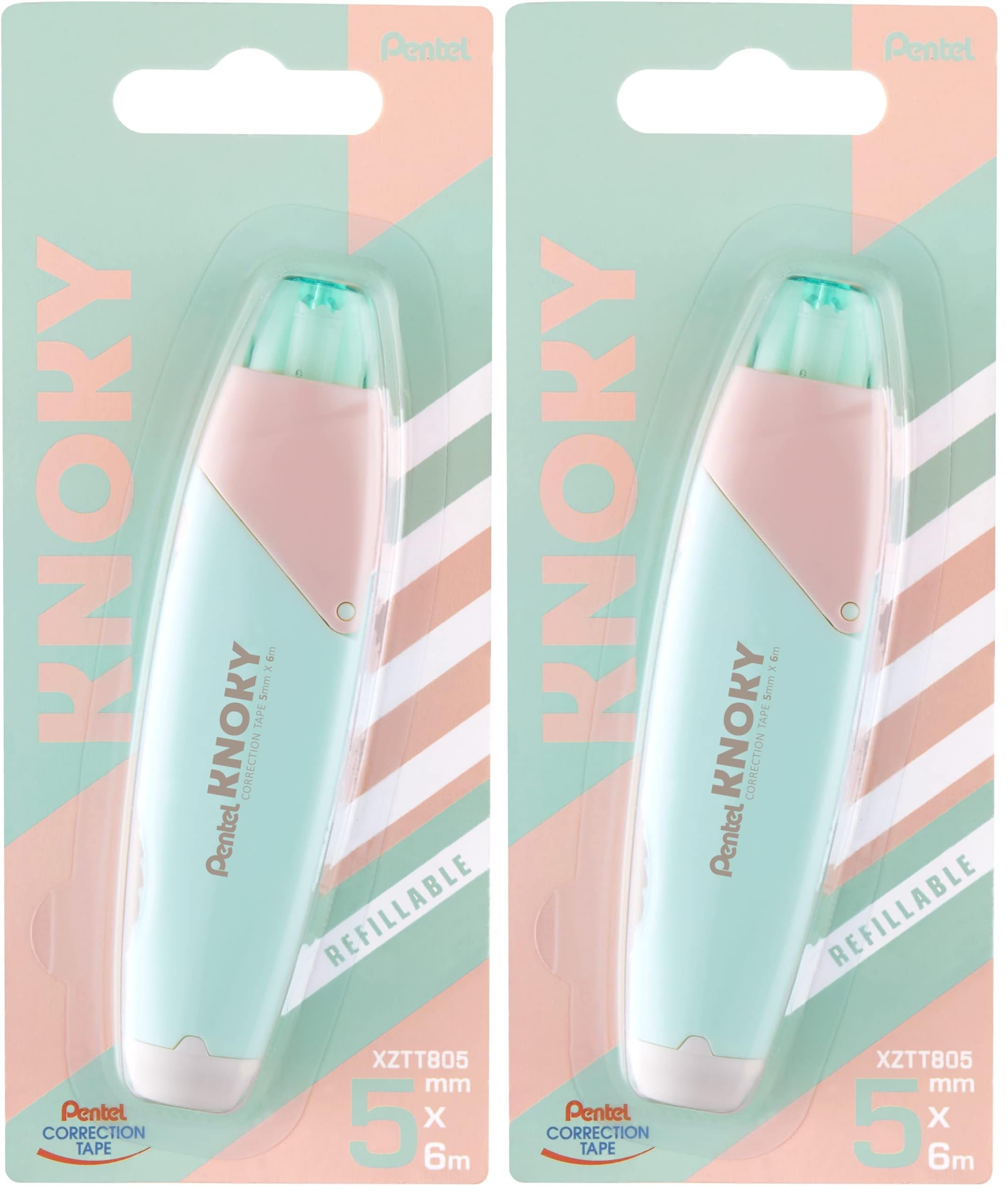 pentel-knoky-xztt805k-wy-ruban-correcteur-r-tractable-rechargeable-5-mm-x-6-m-ve image 6