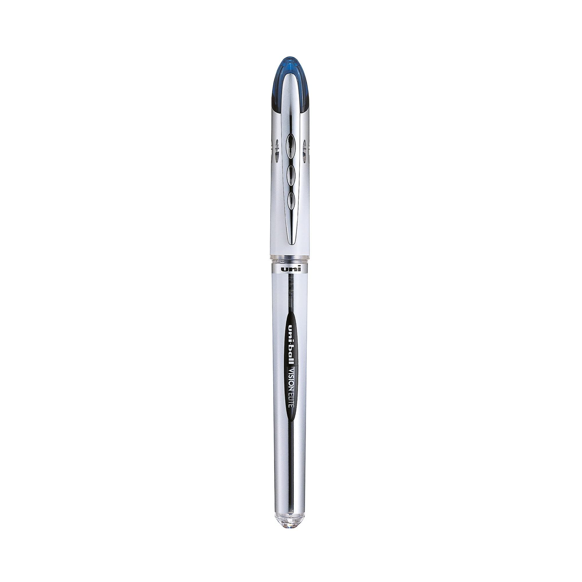 uni-ball-vision-elite-lot-de-10-rollers-encre-liquide-0-8-mm-bleu image 3
