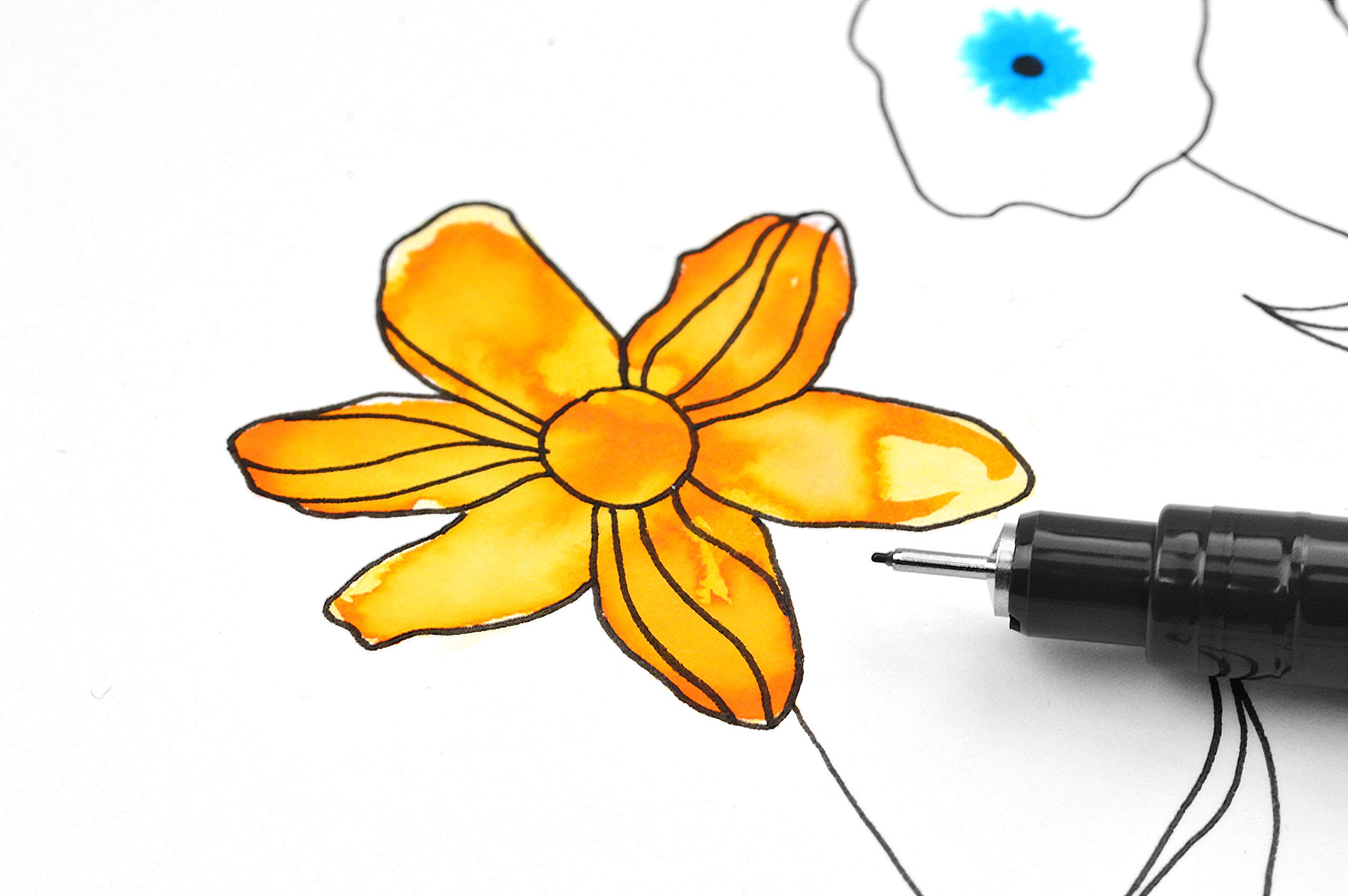 pentel-pointliner-s20p-5-lot-de-5-feutres-fins-noirs-0-05-0-8-mm image 5