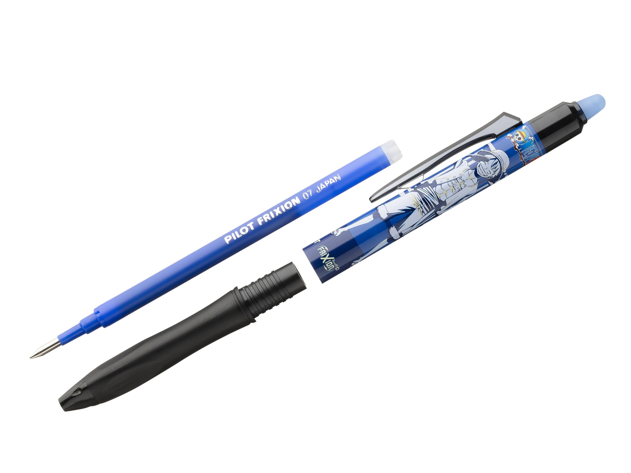 pilot-frixion-x-one-piece-coffret-collector-6-rollers-effa-ables-0-7-mm-4-sticke image 5
