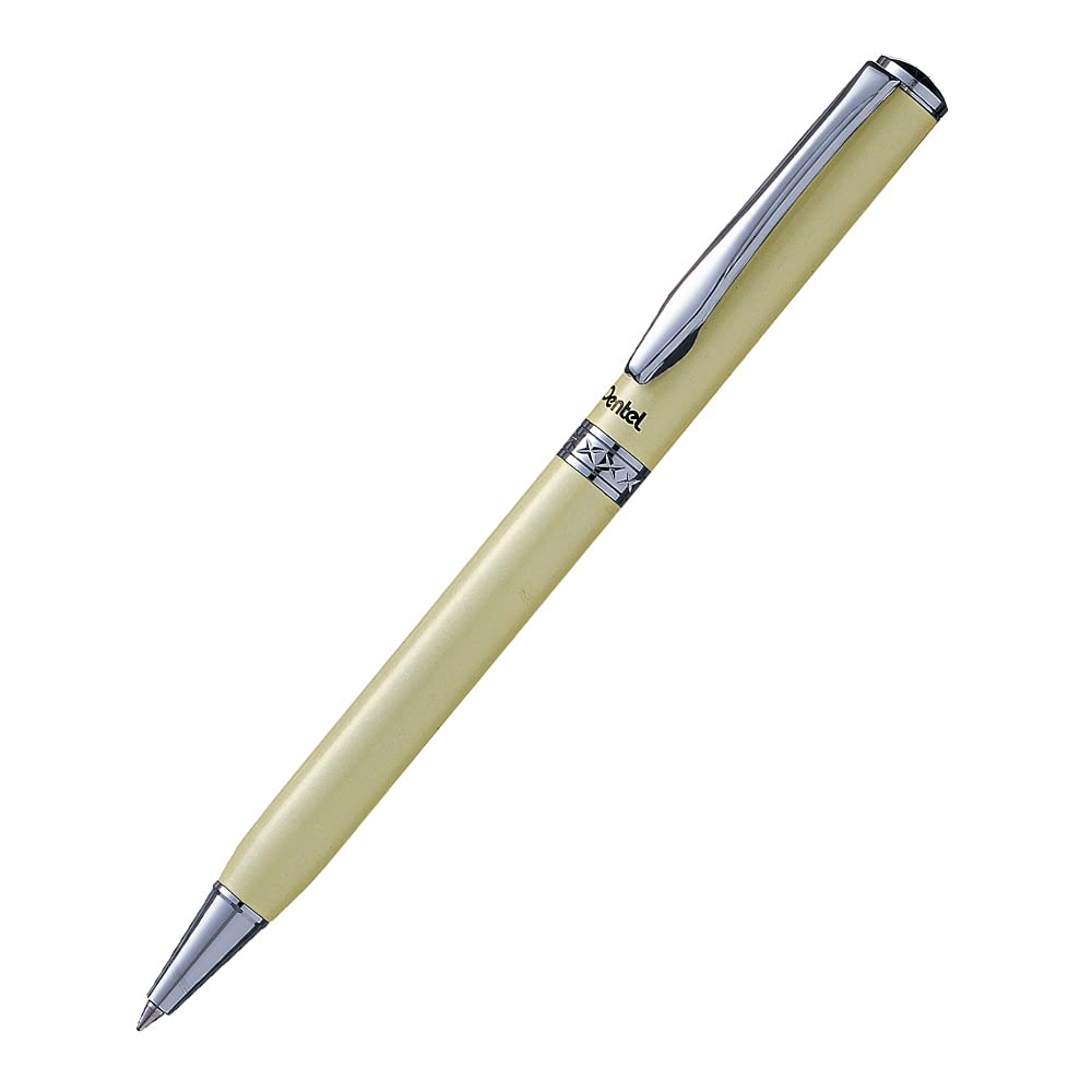 pentel-sterling-stylo-bille-r-tractable-cr-me-0-7-mm-noir image 3