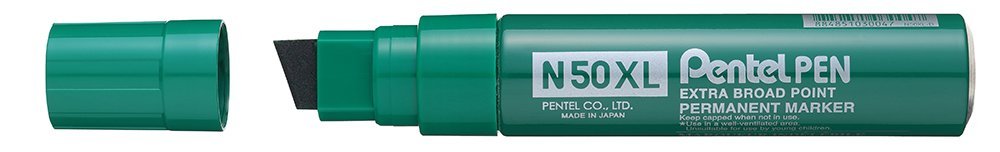 pentel-n50xl-marqueur-permanent-noir-pointe-biseaut-e-8-15-4-mm image 8