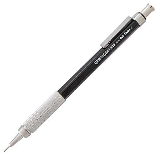 pentel-graphgear-500-pg525-porte-mine-0-5-mm-noir-lot-de-4 image 8