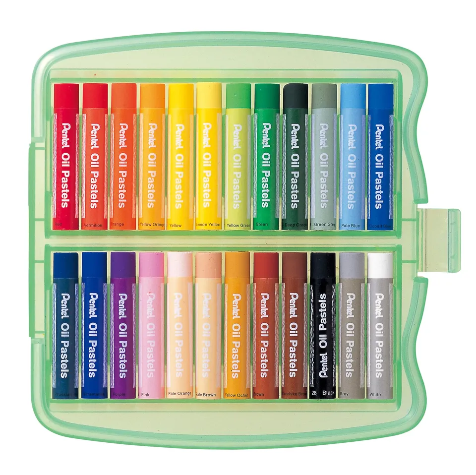 pentel-pastels-l-huile-scolaire-10-mm-24-couleurs-assorties image 1