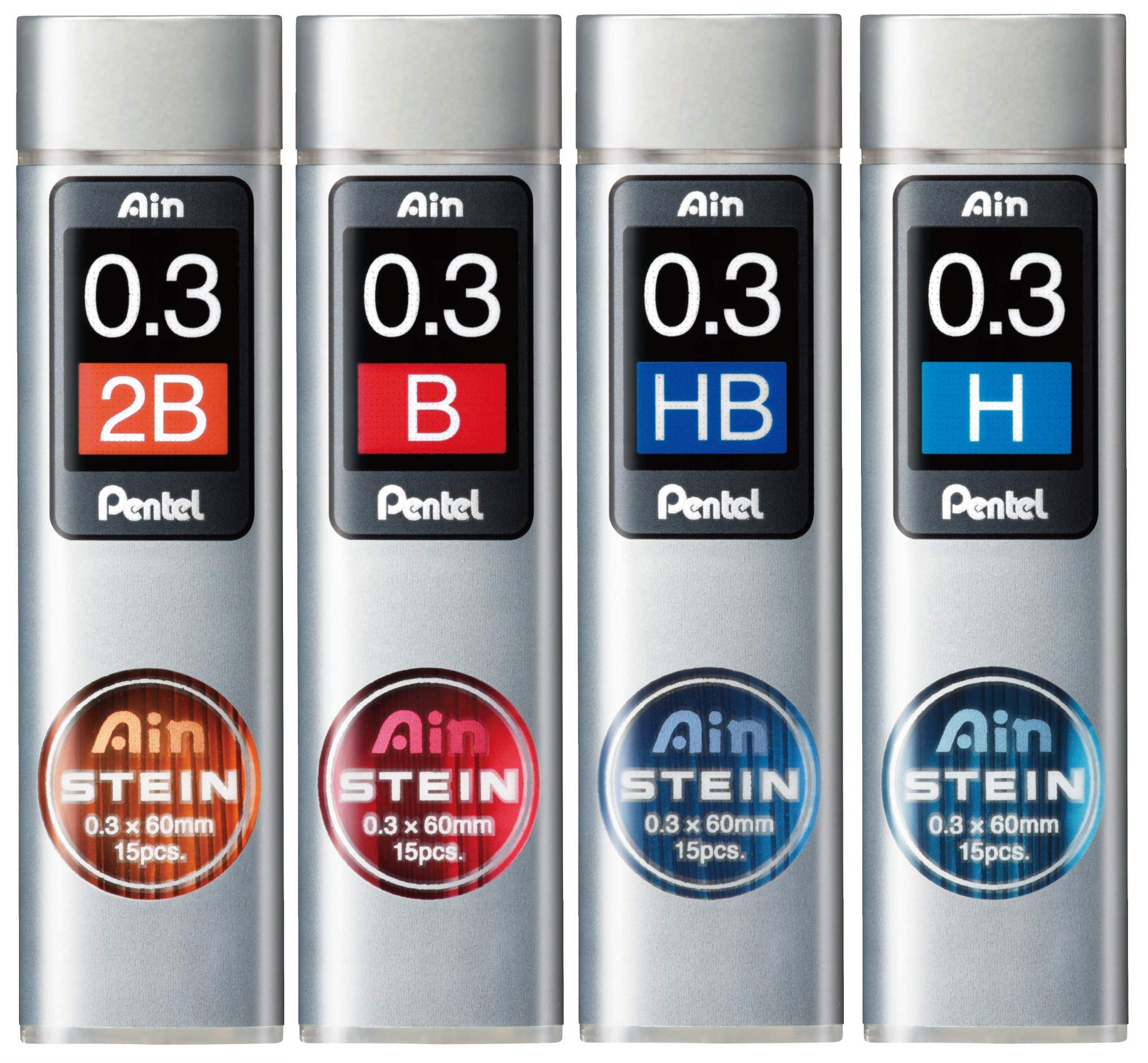 pentel-ain-stein-c273-b-lot-de-12-tuis-de-15-mines-0-3-mm-b image 2