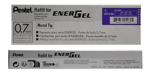 pentel-energel-lr7-recharge-gel-0-7-mm-lilas-lot-de-12 image 6