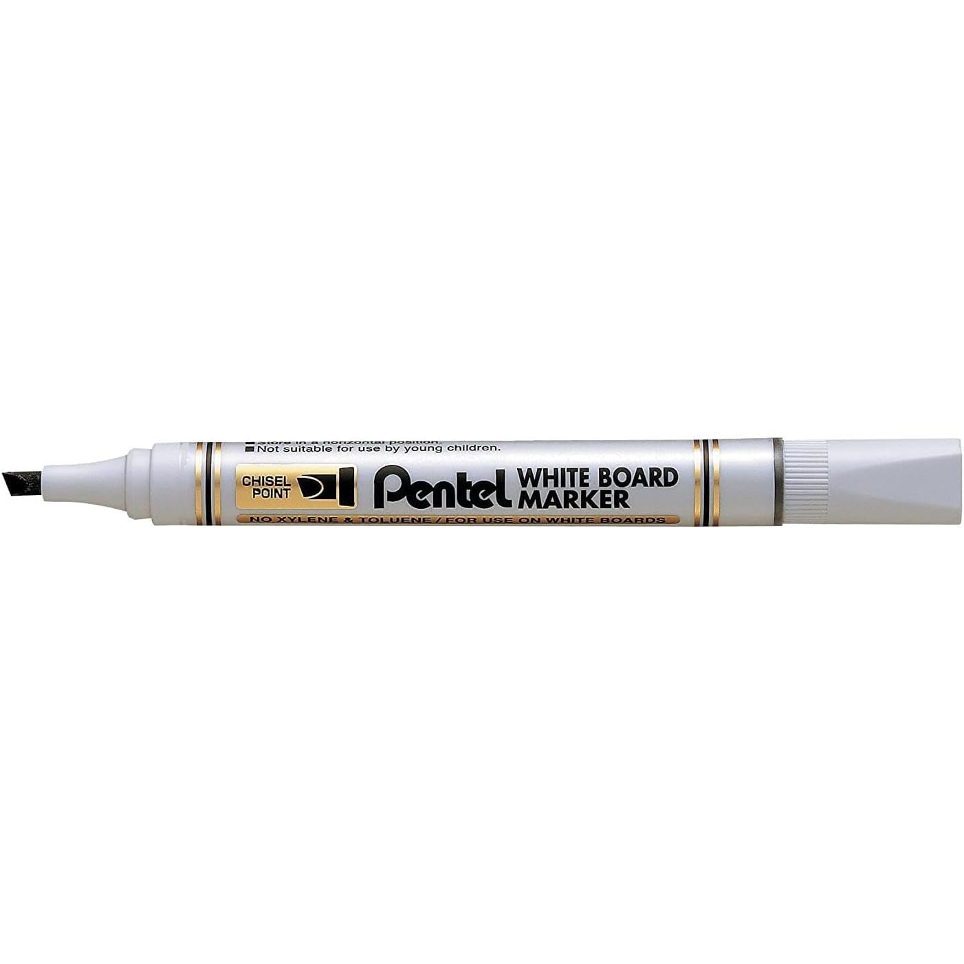 pentel-mw86-b-lot-de-12-marqueurs-tableau-blanc-pointe-biseaut-e-rouge image 5
