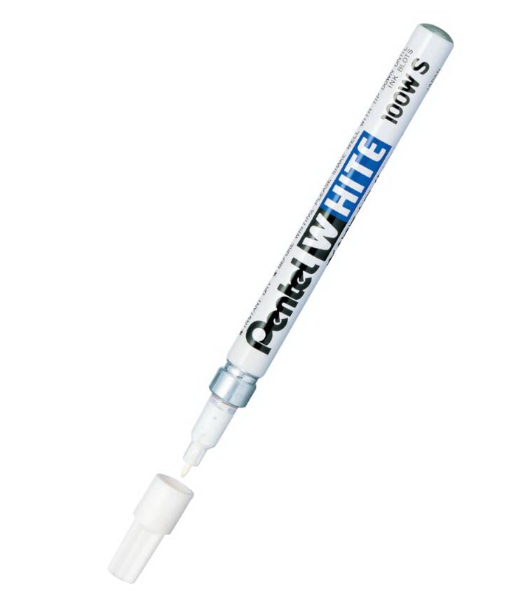 pentel-100-ws-white-marqueur-peinture-blanc-ind-l-bile-pointe-conique-fine-1-3-m image 5