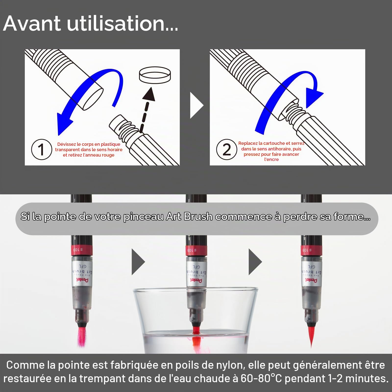 pentel-xgfl-color-brush-pinceau-rechargeable-encre-aquarellable-noir-xgfl-101x image 6