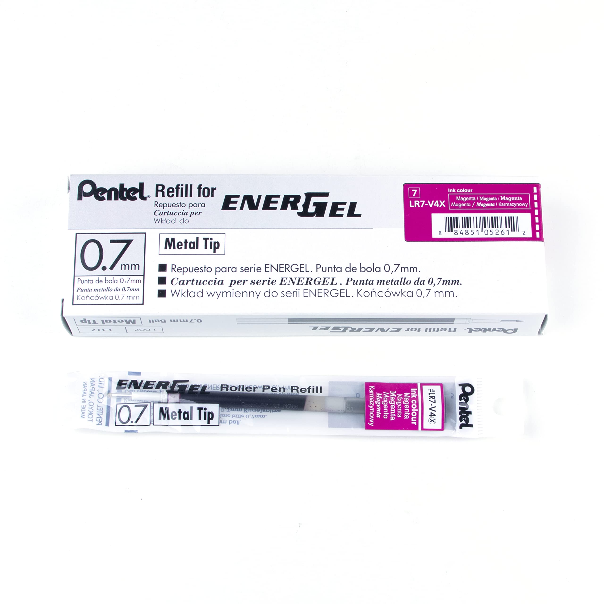 pentel-energel-lr7-recharges-gel-0-7-mm-noir-lot-de-12-packs-de-3 image 4