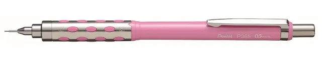 pentel-p365-porte-mines-0-5-mm-rose-canon-4-mm-lot-de-12 image 1