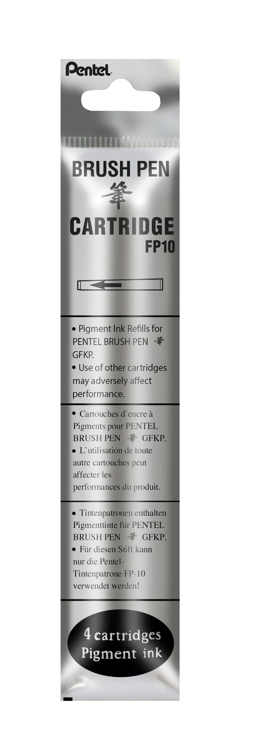 pentel-pocket-brush-fp10-cartouches-encre-noire-lot-de-12-tuis-de-4-cartouches image 5