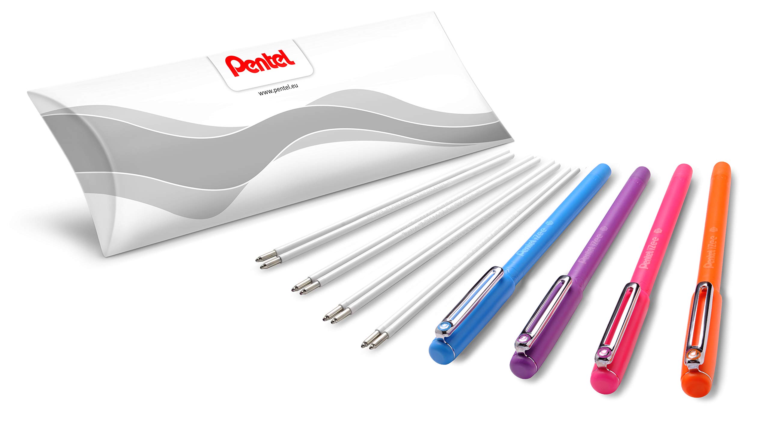 pentel-izee-bx460-vert-stylo-bille-capuchon-1-0-mm-lot-de-12 image 7
