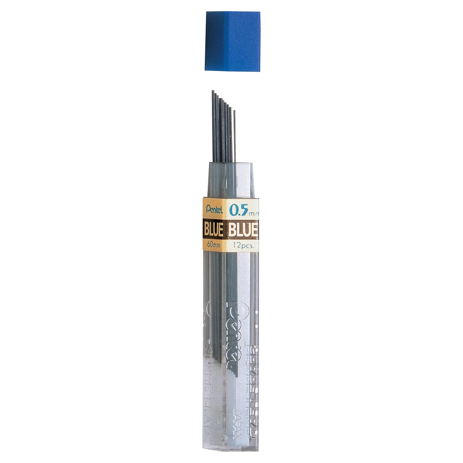 pentel-super-hi-polymer-ppr-7-mines-0-7-mm-rouge-hb-lot-de-12-tui-de-12-mines image 8