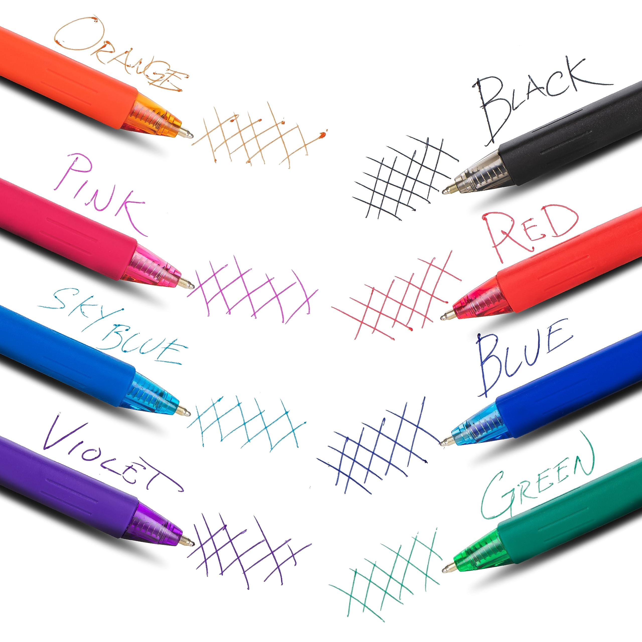 pentel-wow-stylo-bille-r-tractable-triangulaire-1-mm-vert-lot-de-12 image 7