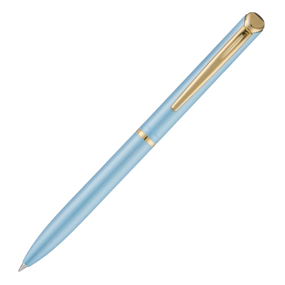 pentel-energel-bl2007p-roller-gel-0-7-mm-corps-m-tal-bleu-ciel-pastel-et-or-coff image 2