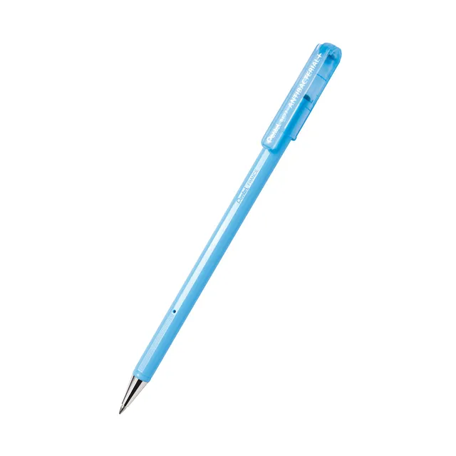 pentel-superb-antibacterial-bk77ab-stylo-bille-noir-lot-de-12 image 1