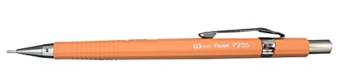 pentel-p200-series-p205-porte-mines-technique-0-5-mm-corps-orange-pastel-lot-de- image 8