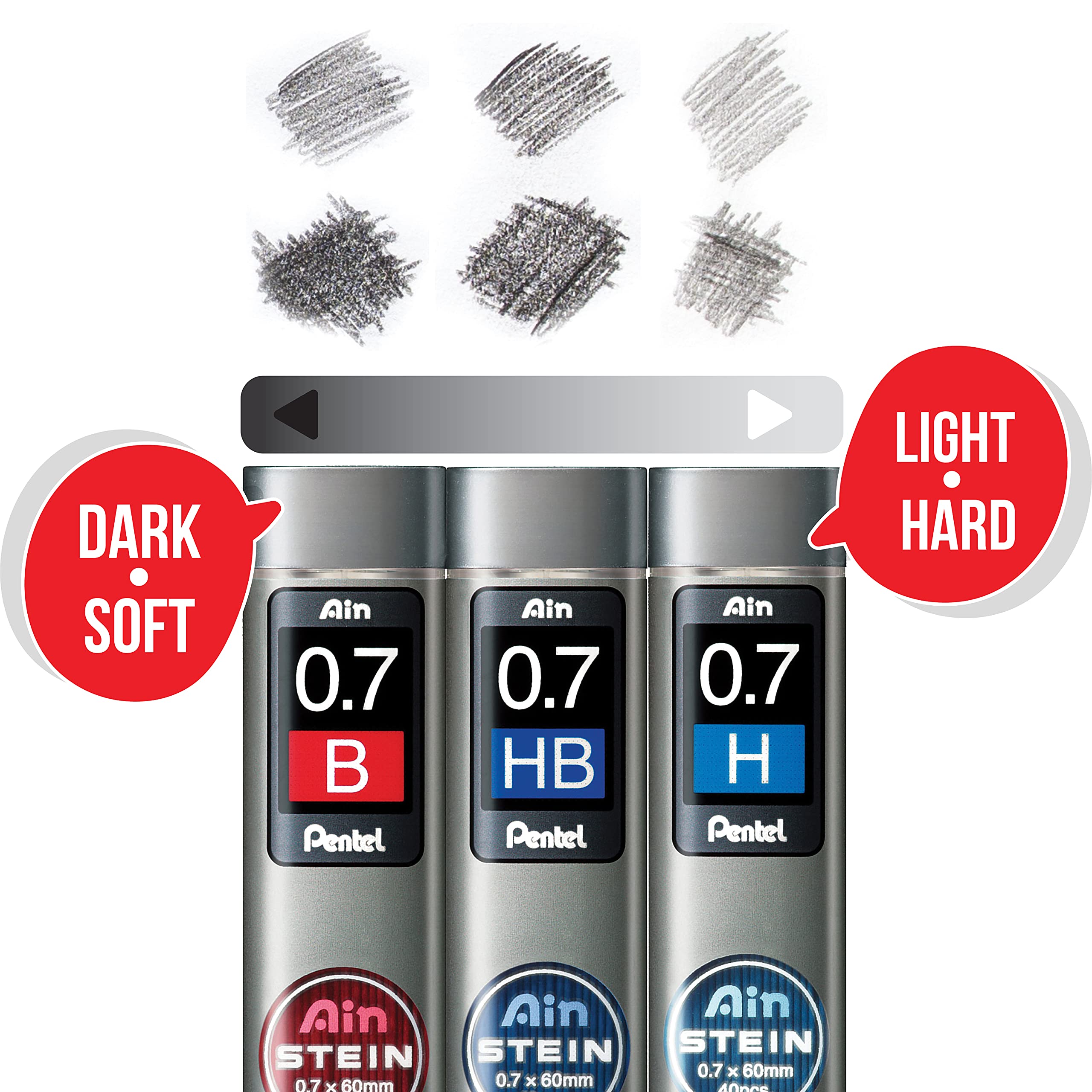 pentel-ain-stein-c277-hb-mines-0-7-mm-hb-lot-de-12-tuis-de-40 image 7