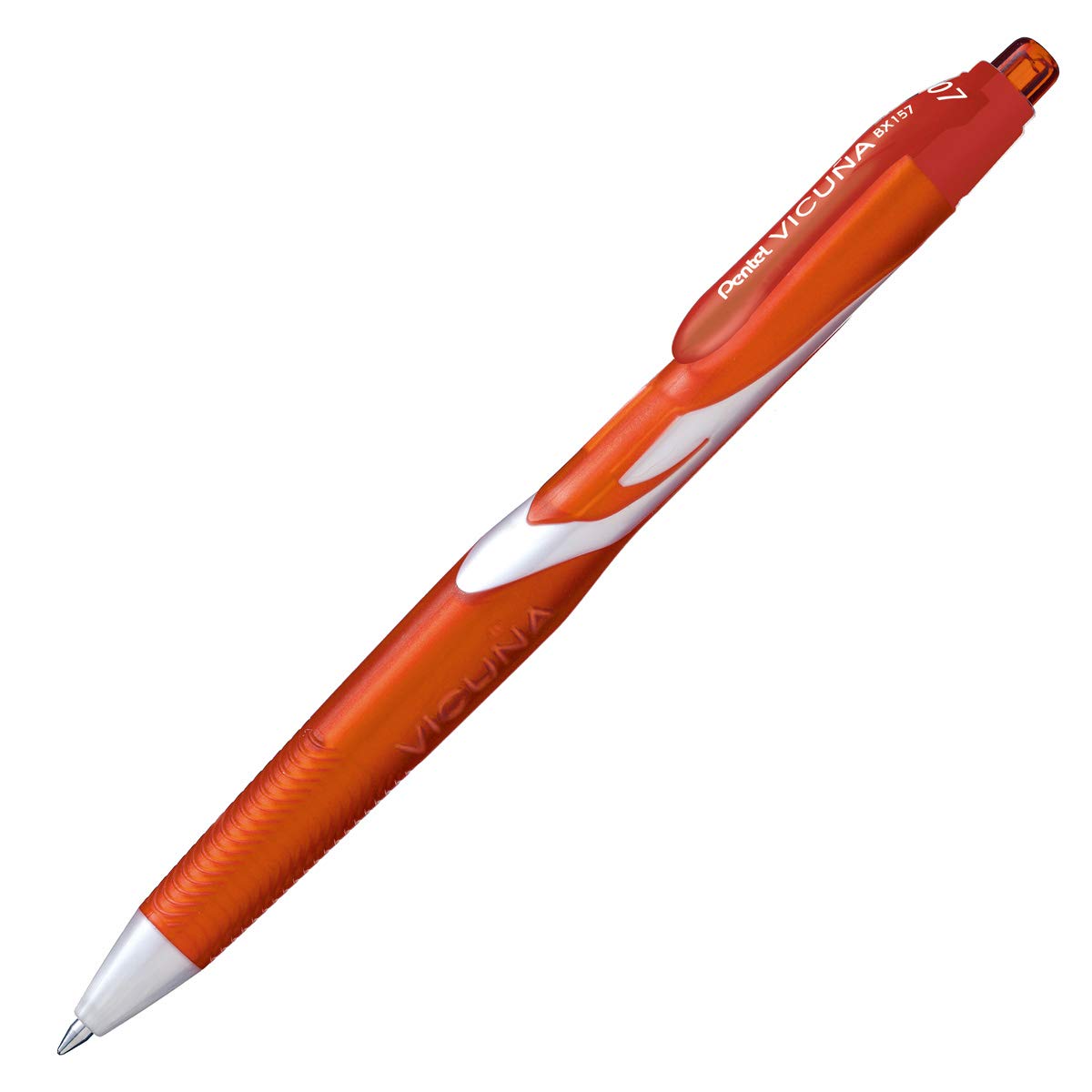 pentel-vicuna-stylo-bille-r-tractable-rose-lot-de-12-pointe-fine-0-7-mm image 8