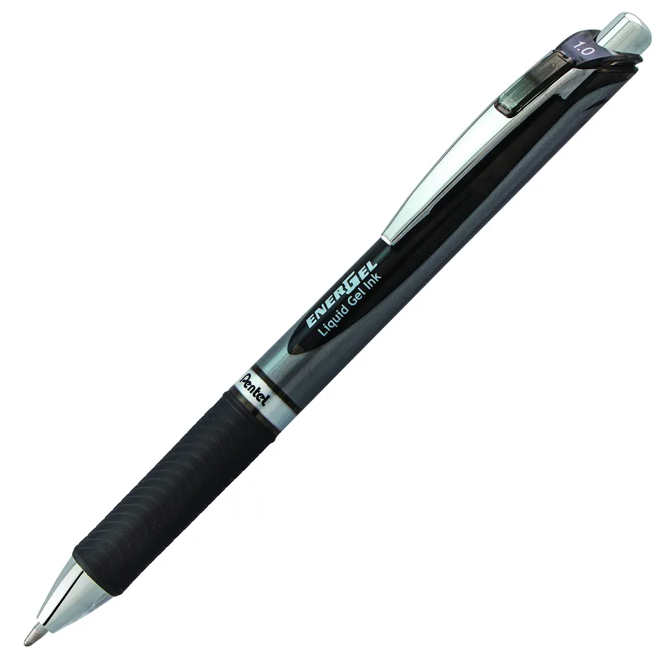 pentel-energel-xm-roller-gel-r-tractable-1-0-mm-noir-lot-de-12 image 1