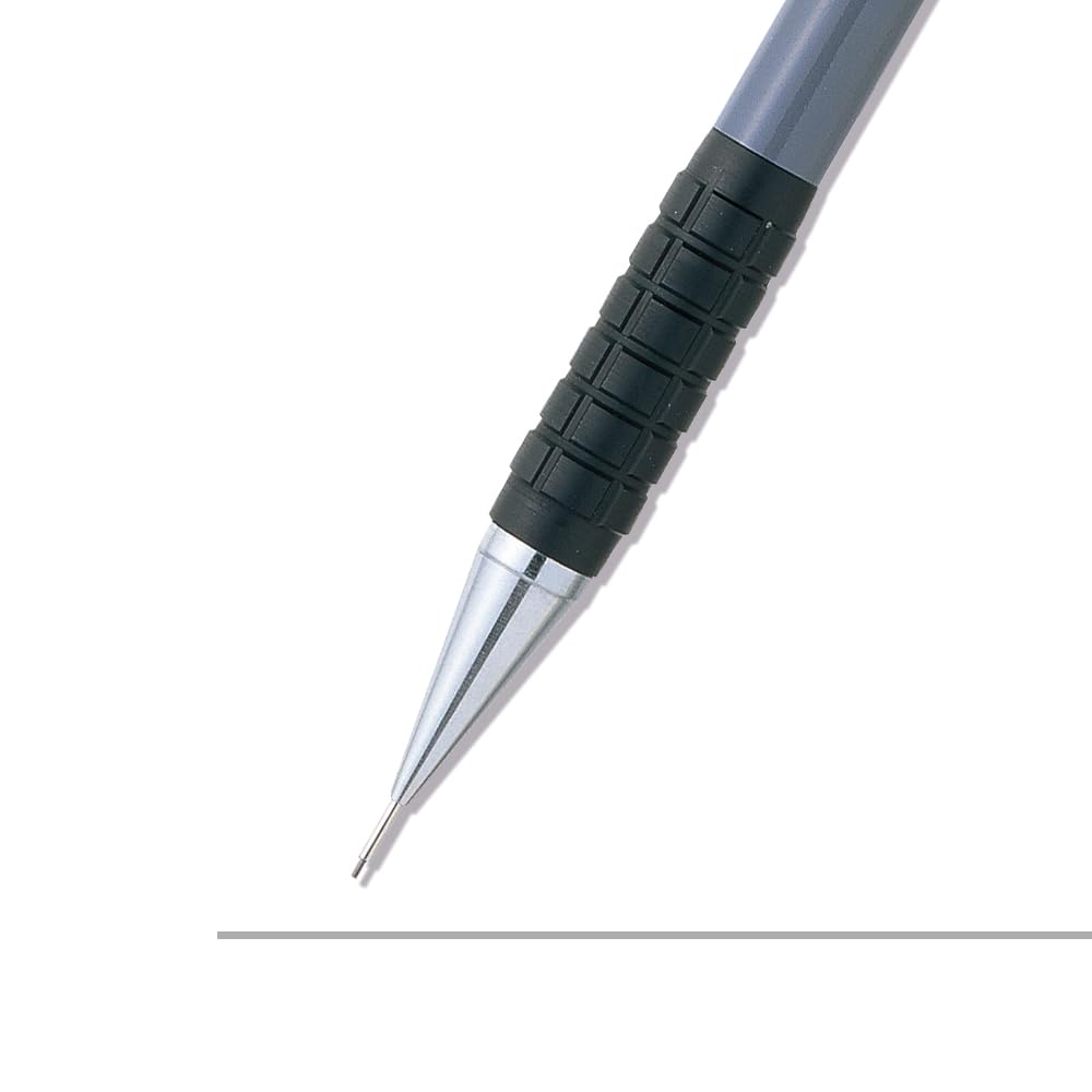 pentel-hi-graph-porte-mines-0-5-mm-canon-fixe-4-mm-gris-lot-de-12 image 5