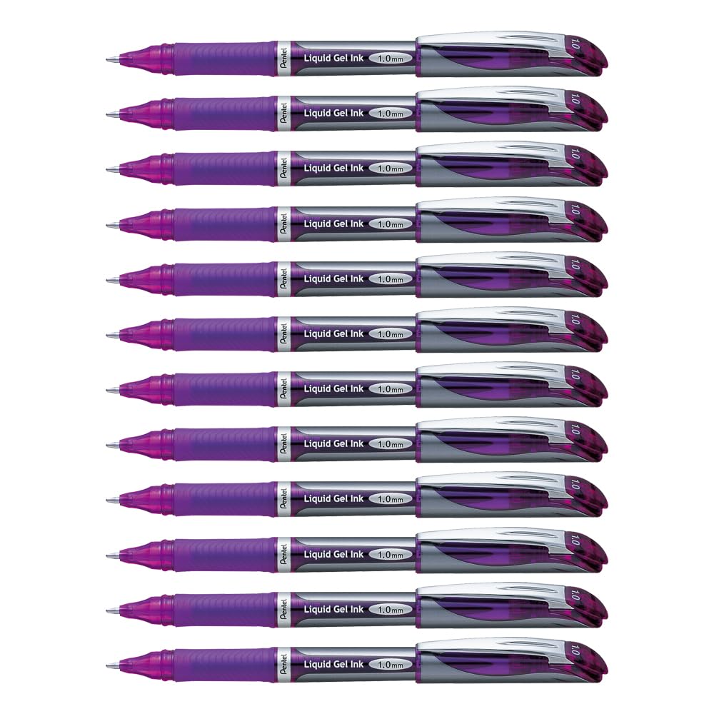 pentel-energel-bl60-roller-gel-1-mm-rouge-lot-de-12 image 3