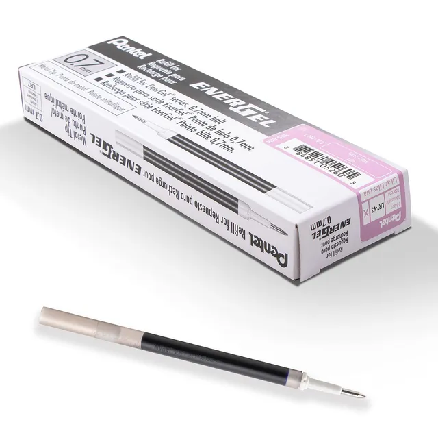 pentel-energel-lr7-recharge-gel-0-7-mm-lilas-lot-de-12 image 1