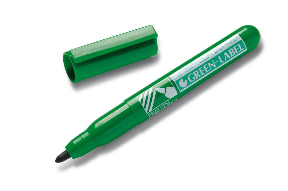 pentel-pen-marqueur-permanent-vert-lot-de-12 image 3