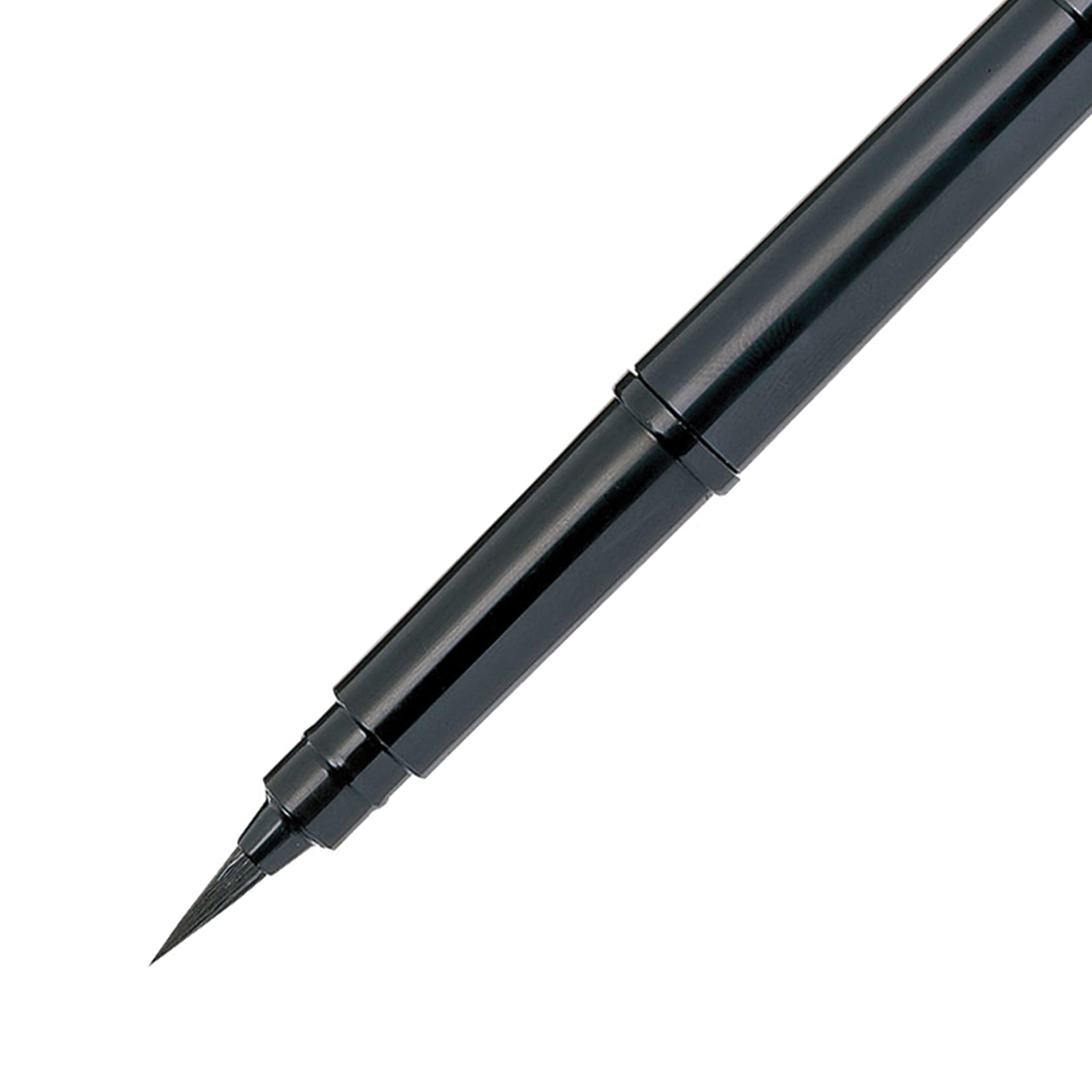 pentel-pocket-brush-gfkpn-stylo-pinceau-noir-4-cartouches-fp10 image 2