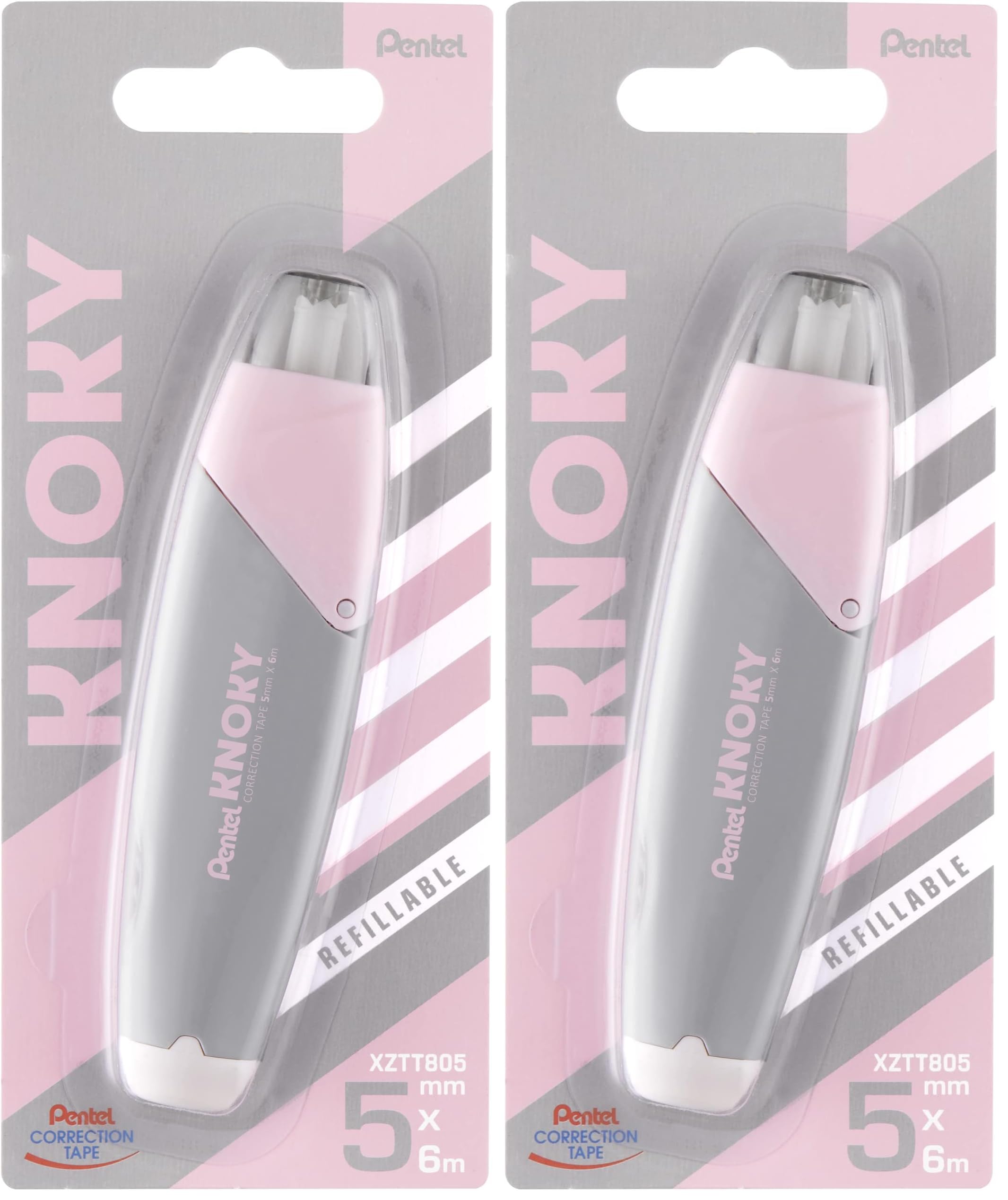 pentel-knoky-xztt805n-wy-ruban-correcteur-r-tractable-rechargeable-5-mm-x-6-m-gr image 7