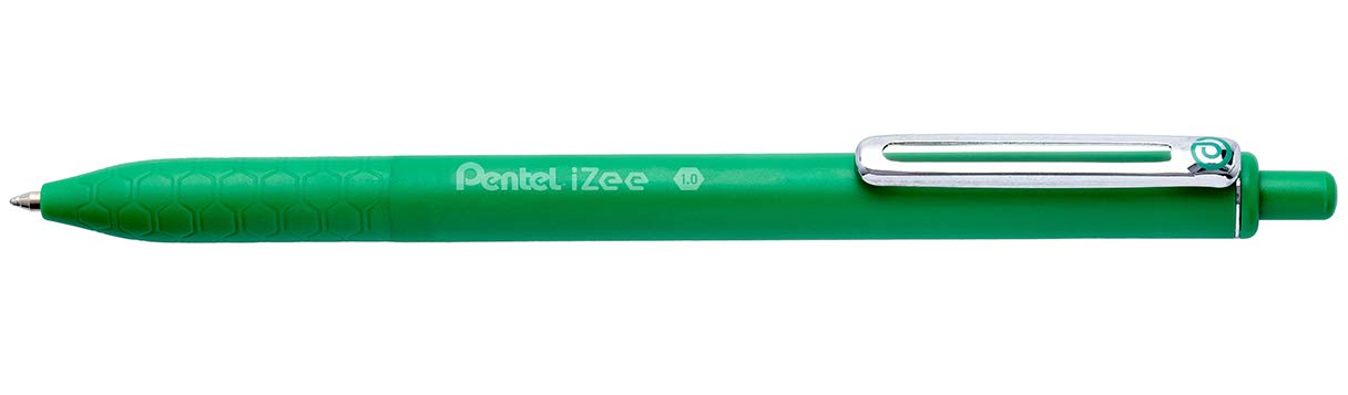 pentel-izee-bx470-pochette-de-4-stylos-bille-r-tractables-1-0-mm-bleu-vert-orang image 6