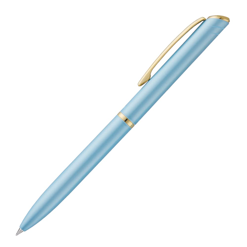 pentel-energel-bl2007p-roller-gel-0-7-mm-corps-m-tal-bleu-ciel-pastel-et-or-coff image 4
