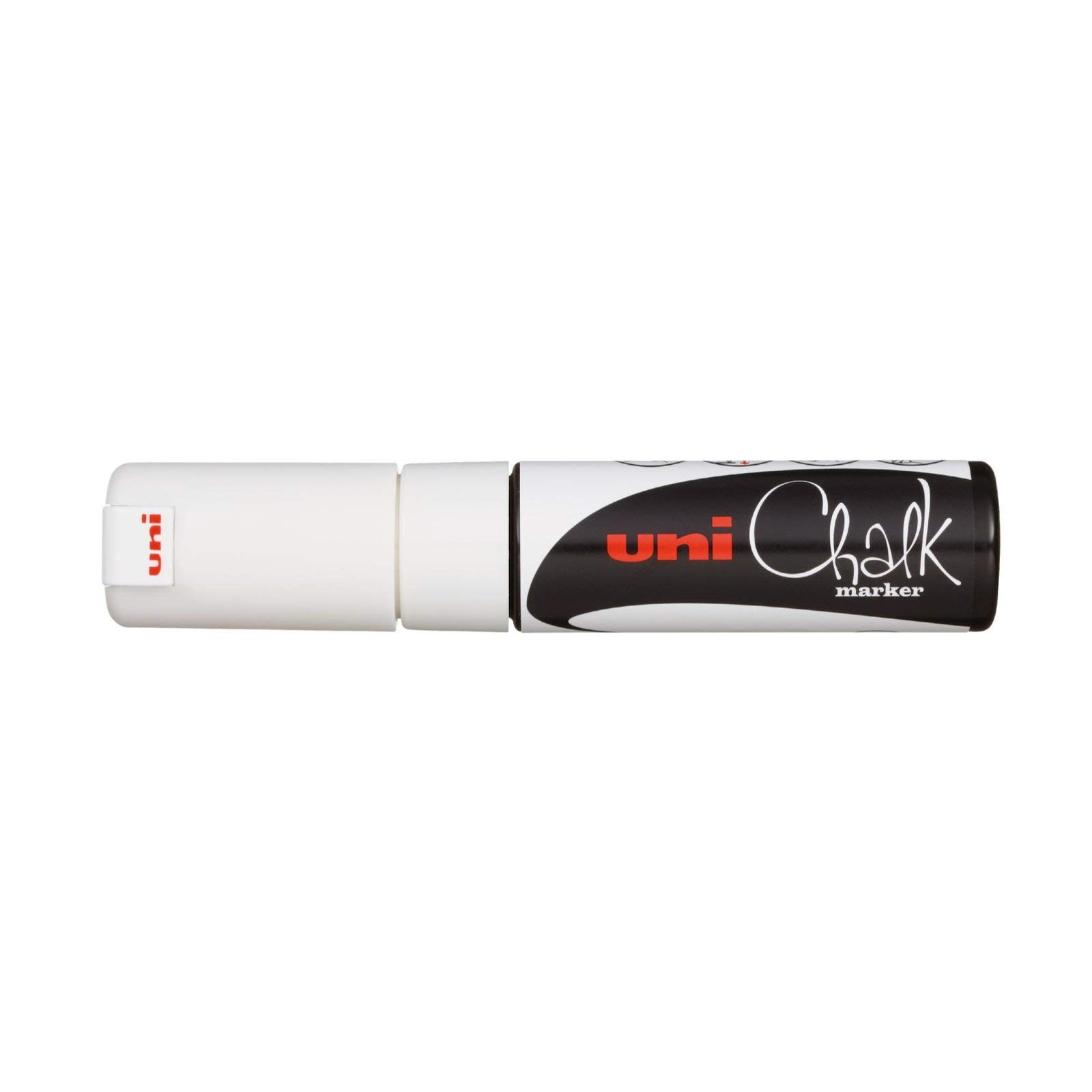 uni-ball-chalk-pwe8k-marqueurs-craie-blanc-pointe-biseaut-e-8-mm-lot-de-5 image 5