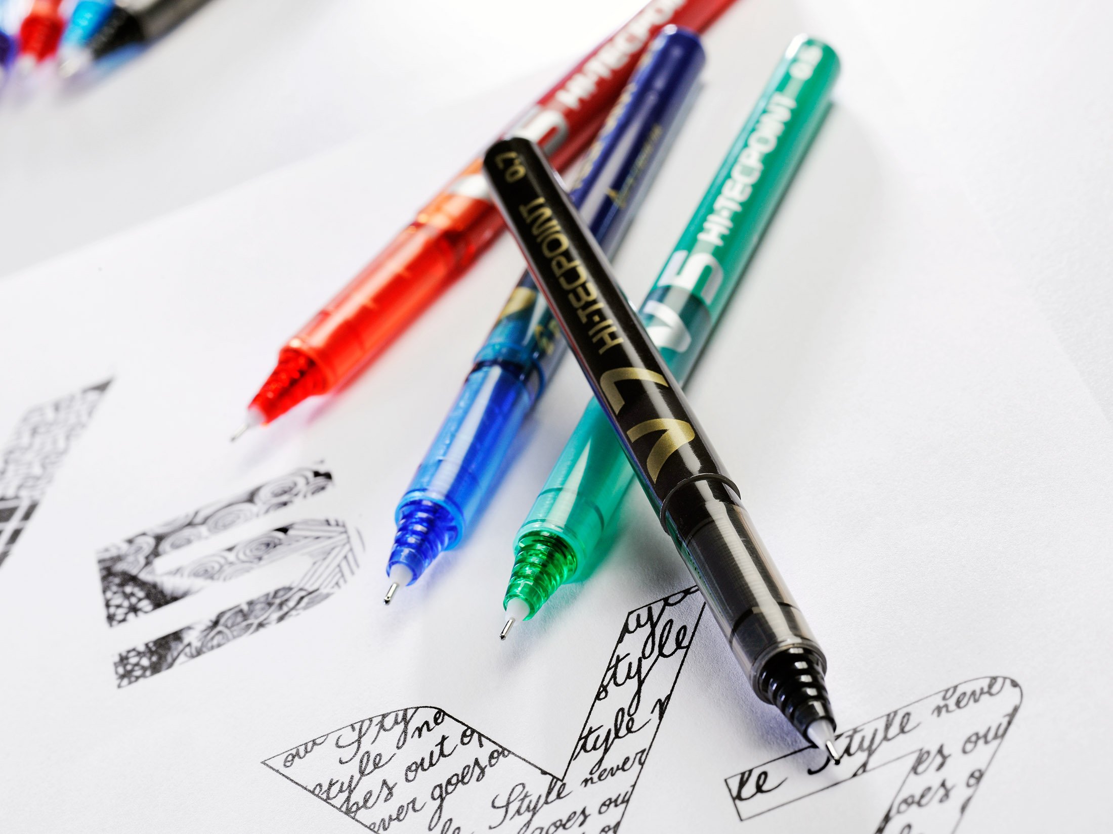 pilot-v7-hi-tecpoint-roller-encre-liquide-noir-lot-de-20 image 6