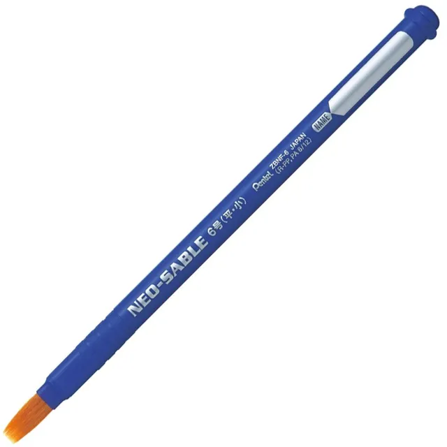 pentel-zbnf-6-pinceau-poils-synth-tiques-taille-6-bo-te-de-10 image 1