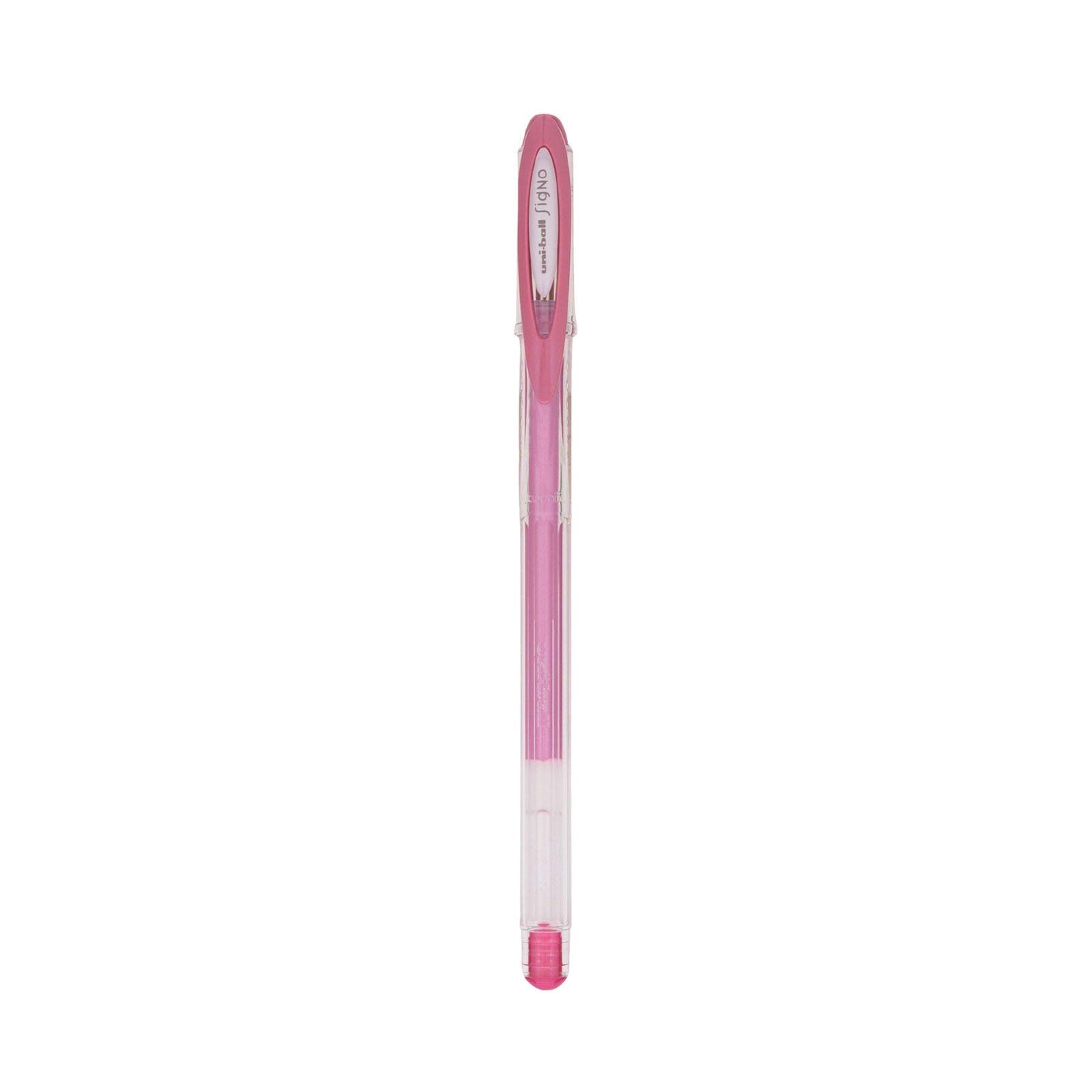 uni-ball-signo-um120-lot-de-8-rollers-encre-gel-m-tallis-s-0-8-mm-or-argent-rose image 6