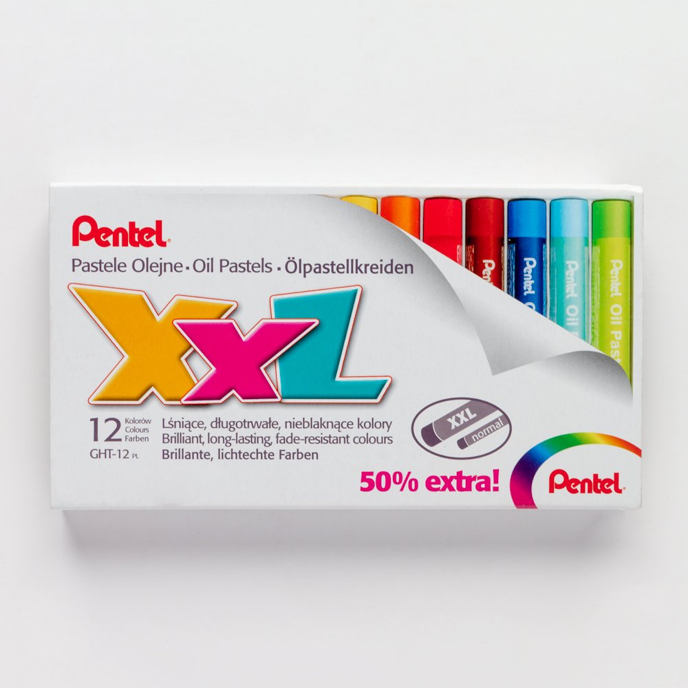 pentel-gh-12-bo-te-de-12-pastels-l-huile-perfection-10-mm-couleurs-assorties image 2